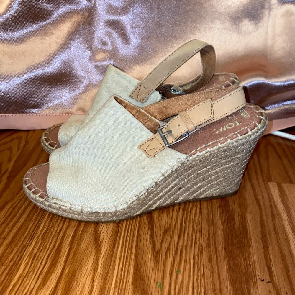 Toms Monica Espadrille Wedges